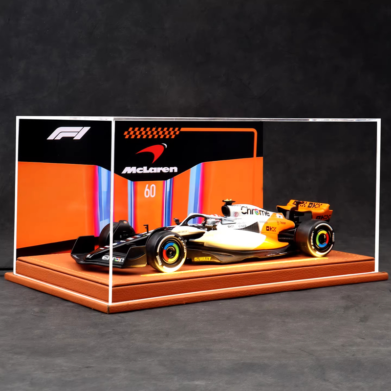 Authentic Mclaren Mcl60 F1 Racing Car Alloy Model, Event Edition, Collectible Display Piece, Gift for Men's Birthday