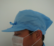 Mũ bướm mũ sạch mũ chống tĩnh điện mũ nơ phòng sạch thanh lọc phòng mũ công nhân chống bụi mũ làm việc mũ giấy y tế