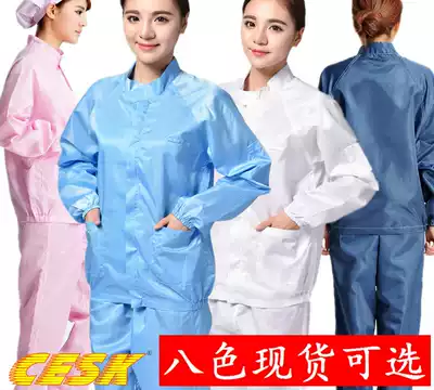 cesk stand collar two-piece suit suit cleanroom clothing dustproof clothing cleanroom garments jing dian yi cleanness clothing containing pants