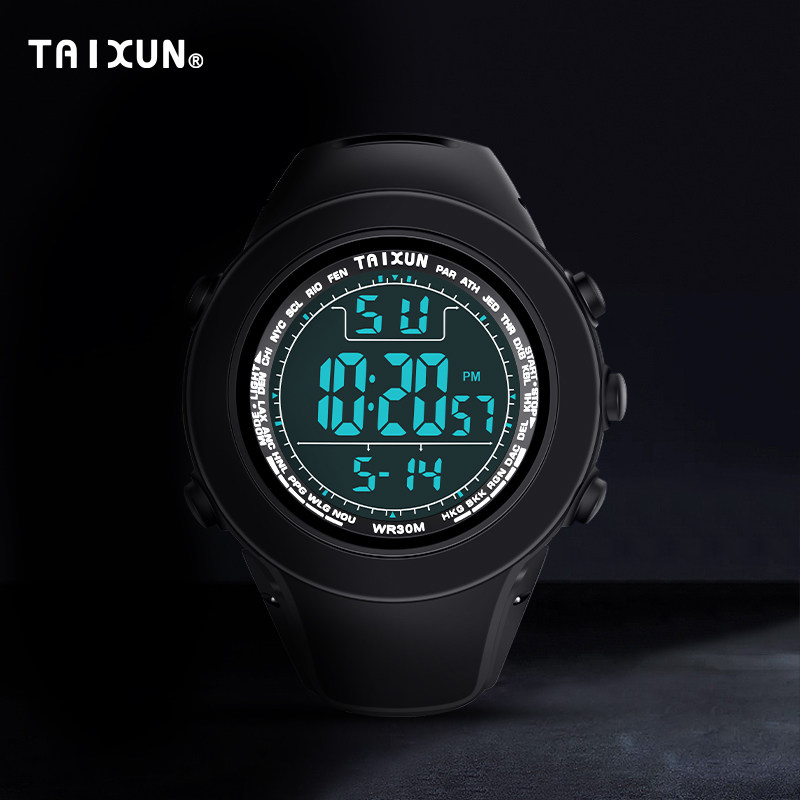 30 meters waterproof sports watch youth adult 2021 summer new electronic watch boy luminous student men and women