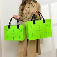 Комбинация цвета, черный + флуоресцентный зеленый [индивидуальная] 40 длина 30 высота 15 ширина