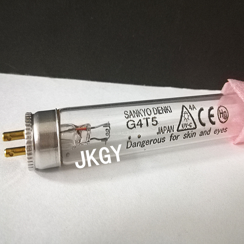 原装SANKYO三共紫外线消毒灯杀菌灯G4T5 4W 测试光催化灯管除粘灯