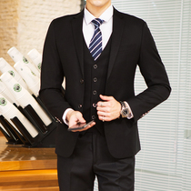 Mens suit Slim Korean casual suit Mens suit Business wedding formal coat Student trend small suit