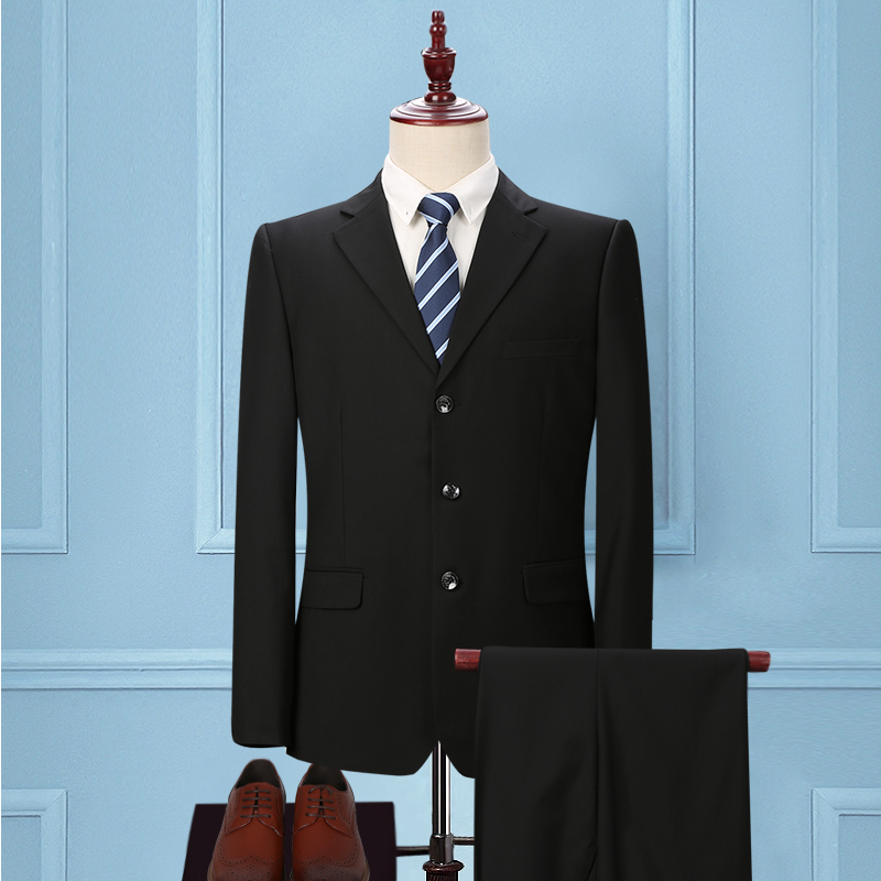 Four Seasons Men's Suit Suit Loose Large Size Suits for work clothes Working clothes New Lang wedding gown