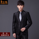Suit phù hợp với những người đàn ông Hàn Quốc phiên bản của giản dị nhỏ phù hợp với sáng kinh doanh đen váy cưới chuyên nghiệp váy chú rể