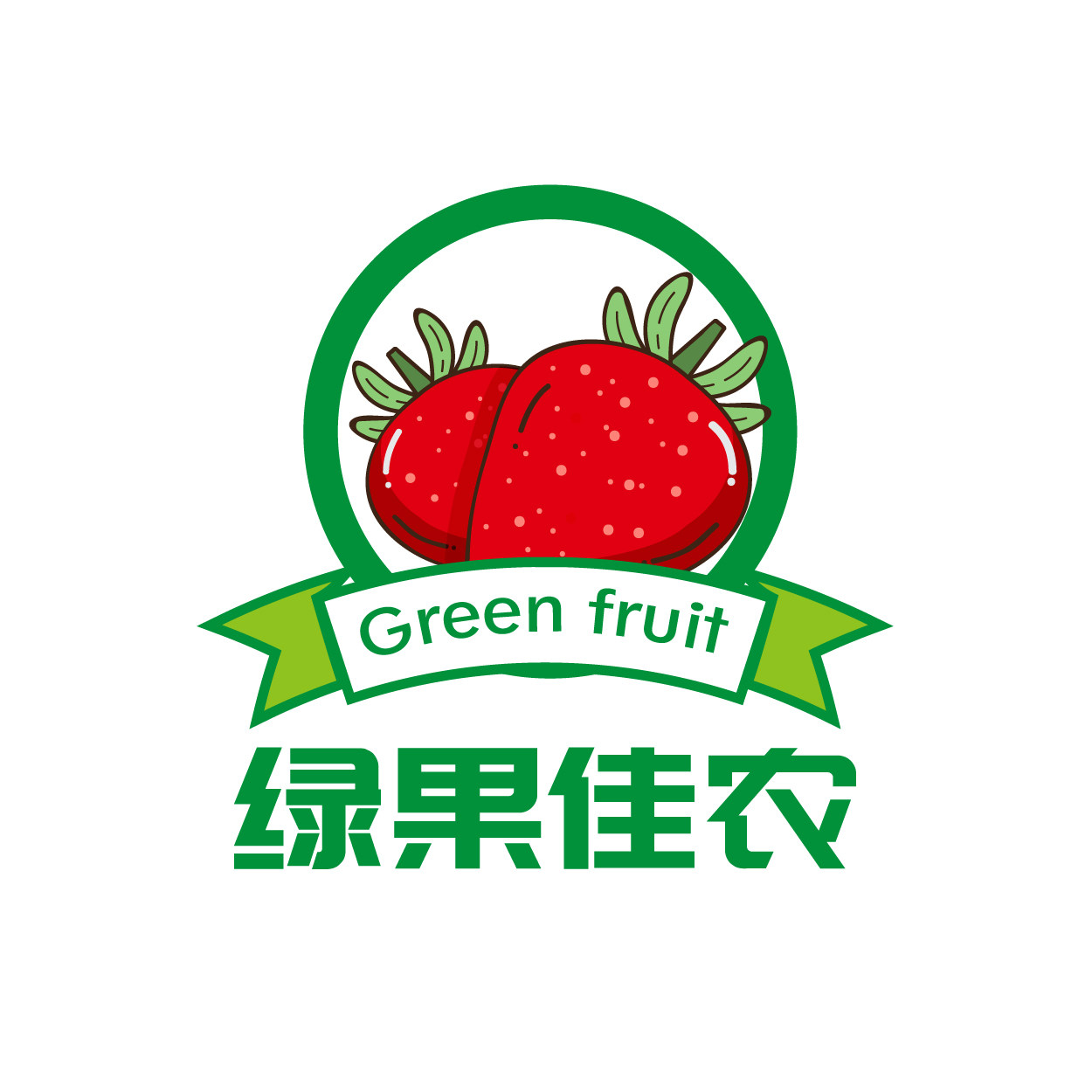绿果佳农的LOGO