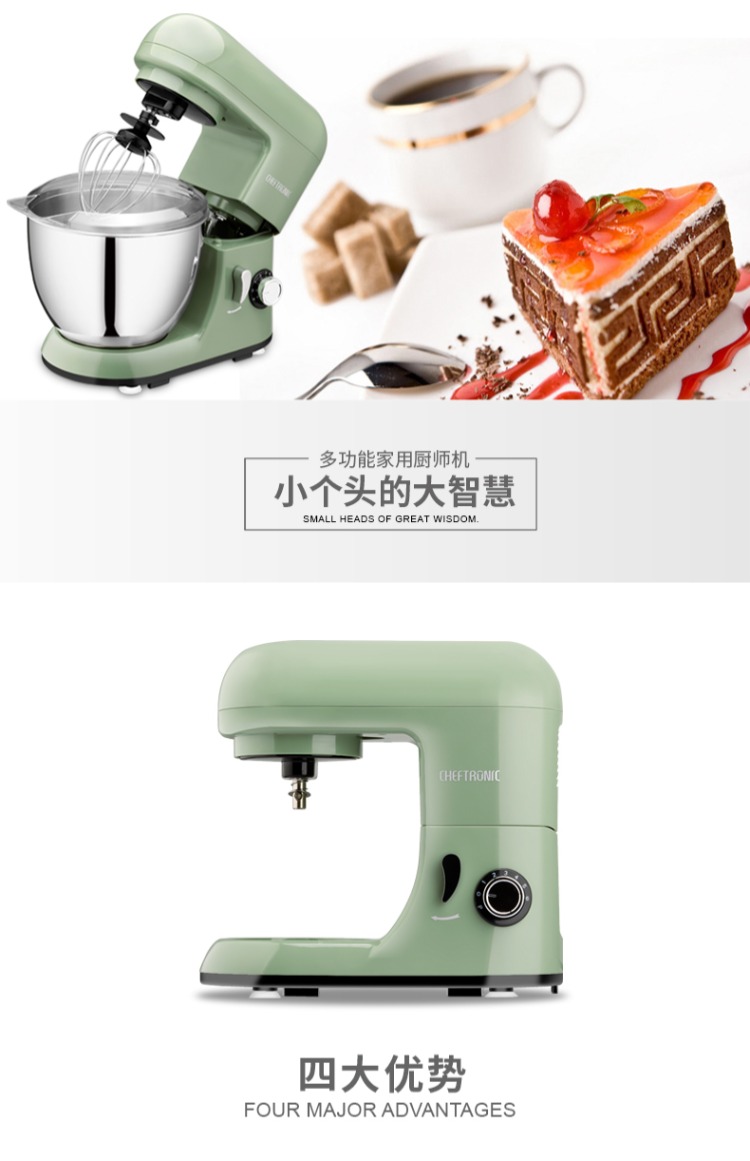 Top bếp beater trứng điện hộ gia đình máy tính để bàn đầu bếp máy kem máy tự động trứng sữa sữa máy khuấy thương mại - Máy trộn điện máy đánh trứng sokany