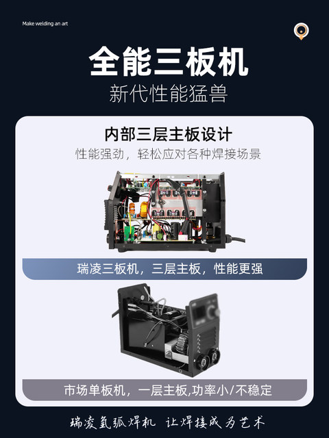 Ruiling 250CT argon arc welding machine 315 dual-purpose electric welding machine 220V stainless steel industrial grade 380V pulse cold welding machine