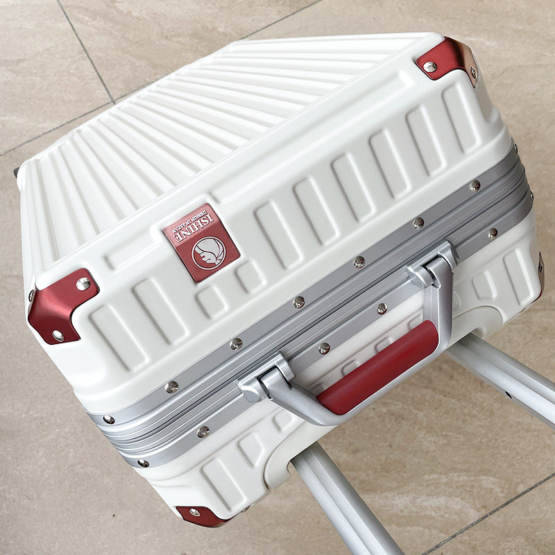 Suitcase Women's Day Tie Box Universal Wheel Aluminum Frame Den Case 20 Cryptobox leather Case Men's suitcase 24 inches