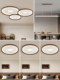 Modern and Simple 2025 New Living Room Ceiling Lamp, High-End Eye Protection Bedroom Lamp, Zhongshan Whole House Package Combination