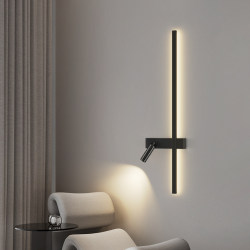 Minimalist Bedroom Strip Wall Lamp Living Room Sofa Background Modern Simple Bedroom Bedside Lamp Spotlight Internet Celebrity Led Lamp