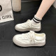 Women's Casual Sneakers, 2025 New Autumn Versatile Thick-Soled White Shoes, Popular Canvas Shoes