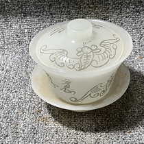 Antique Xiu jade old objects old classical stone carvings decorative ornaments antique ancient jade high ancient jade Han Dynasty jade wine glasses