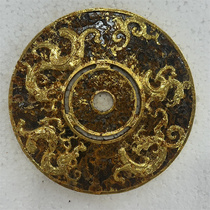 Antique xiu jade gilt jade ancient jade old jade crafts jade ornaments jade ornaments jade pendants creative jade pieces old-fashioned