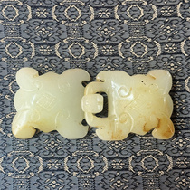 Collection of Xiu jade high ancient jade old jade crafts jade carvings household jade ornaments with boxes ancient carved jade pieces classical play