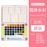 Поролоновая палитра, 36 цветов, твердый переплет