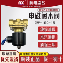 La valve haute résolution 2W-160-15 de la valve solénoïde de Hangzhou passe par 16MM DC24V rincer le robinet dévacuation de leau est souvent fermé