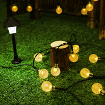 Solar light string outdoor garden lights LED lights flashing lights string lights gypsophila garden villa layout decorative lights