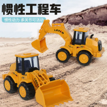 Baby Toy Car Boy Inertia Car Engineering Car Shovel Car Children Excavators Small Car Kid Bulldozer Digger