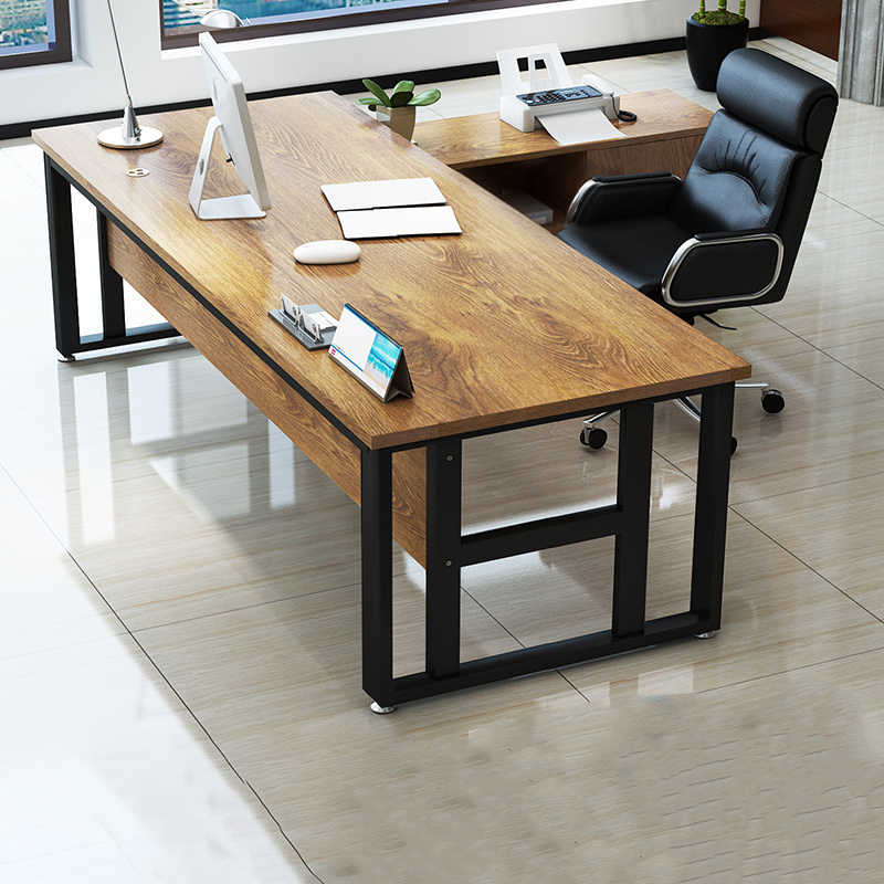 Desk Minimalist Modern Office Desk Manager Supervisor Simple Single Large Class Table Chairs Combined Boss Table