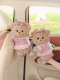 Creative Car Tissue Box, Hanging Tissue Box, Cute Doll Car Tissue Hanging Bag, High-End Car Interior Decoration