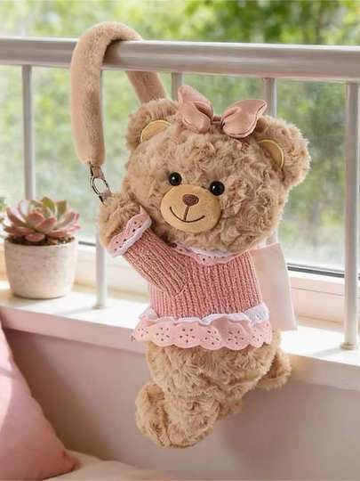 可爱车载纸巾盒壁挂式客厅抽纸盒创意特别好看的玩偶纸巾袋高颜值