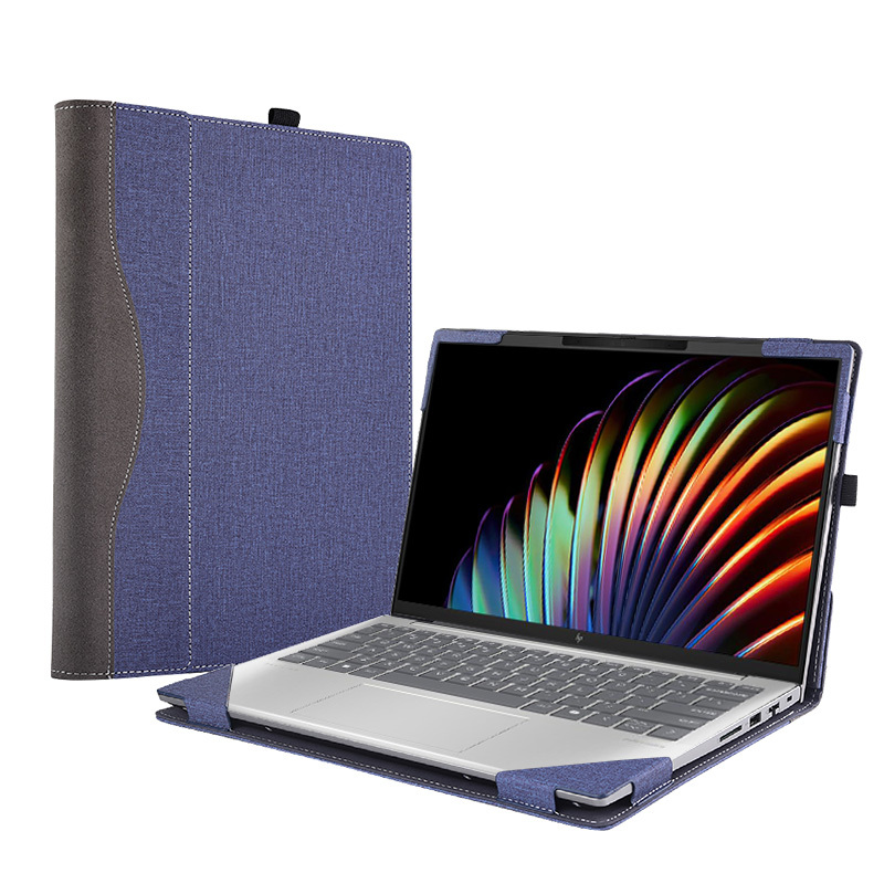 2024 Protective Case Suitable for Hp Pavilion Star Book Pro 13-Bg 13-Be Laptop Leather Case Inner Sleeve Accessories Shell Business Cooling Sturdy Durable Dirt-Resistant 13