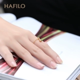 Кольцо, золотой регулируемый браслет с одной бусиной, подарок на день рождения