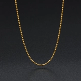 Ожерелье, золотая цепочка из жемчуга, золотой браслет с одной бусиной, золото 18 карат, розовое золото