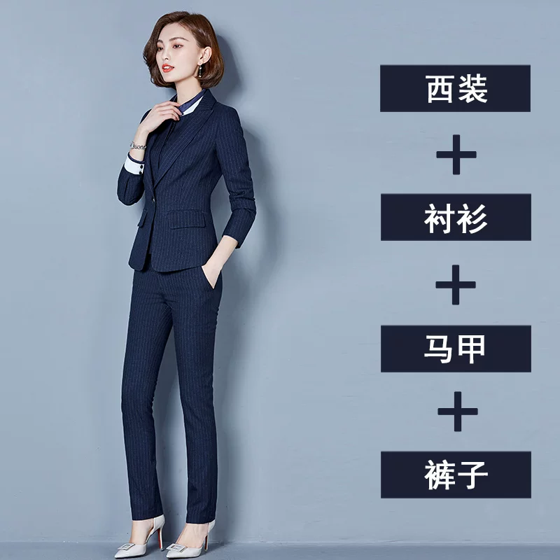 Elite set, classic suit jacket, nurse uniform for work