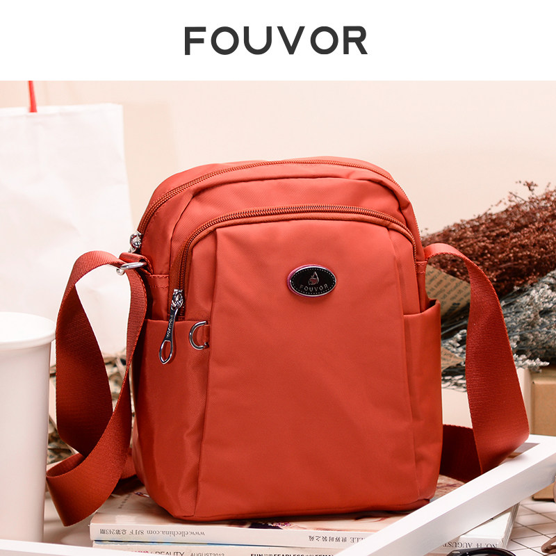 Oxford Cloth Slanted Satchel Woman Summer Light Single Shoulder Bag Nylon Girl Bag Mom Sails Bag Casual Ladies Bag Bag