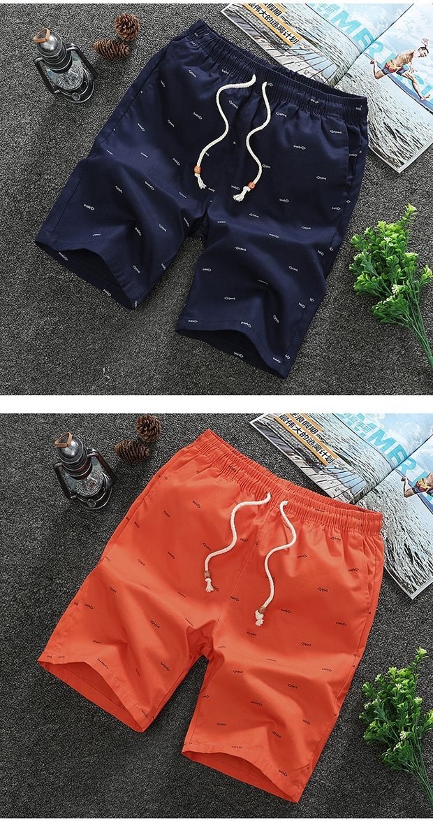 Mùa hè kích thước lớn quần short nam rộng rãi cộng với phân bón để tăng chất béo mông béo năm điểm trong phần mỏng của căng quần áo nam cao cấp