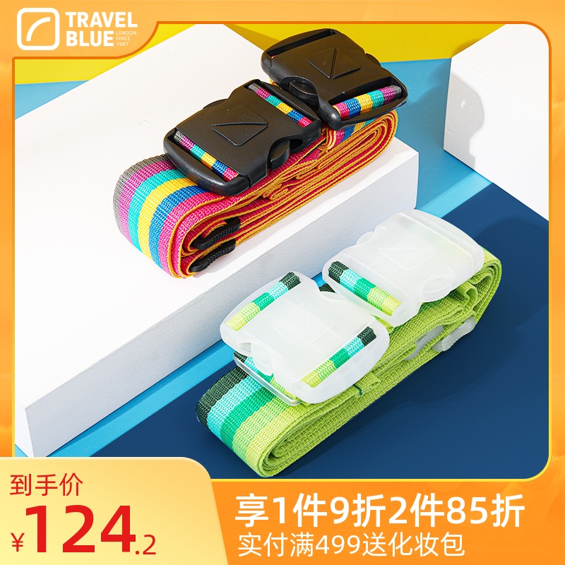 Travel Blue Blue Travel Luggage Strap Cross Strap Trolley Suitcase Strap Strap