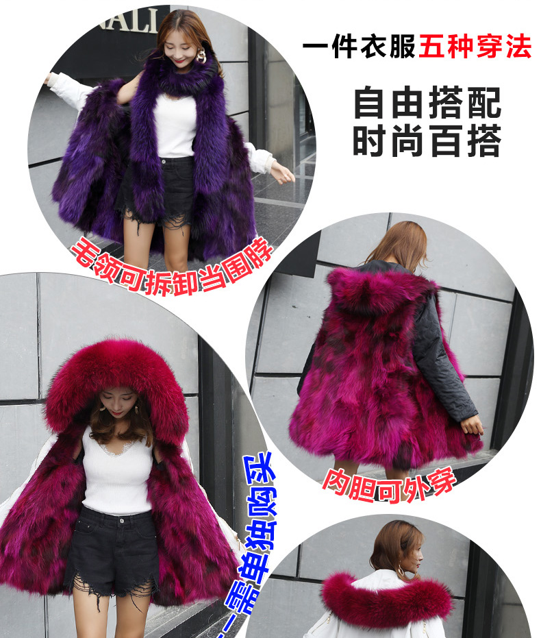 Manteau de fourrure femme - Ref 3174989 Image 10