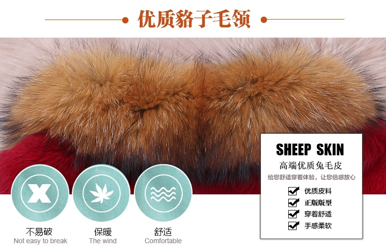 Bất rabbit fur coat đoạn ngắn kích thước lớn dài tay áo mỏng Haining chống mùa giải phóng mặt bằng đặc biệt bán xử lý lông phụ nữ mùa đông áo lông gile