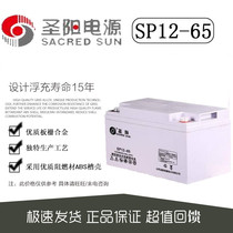 Shengyang battery 12V65AH DC screen SP12-65 fire medical ship power EPS emergency UPS power supply