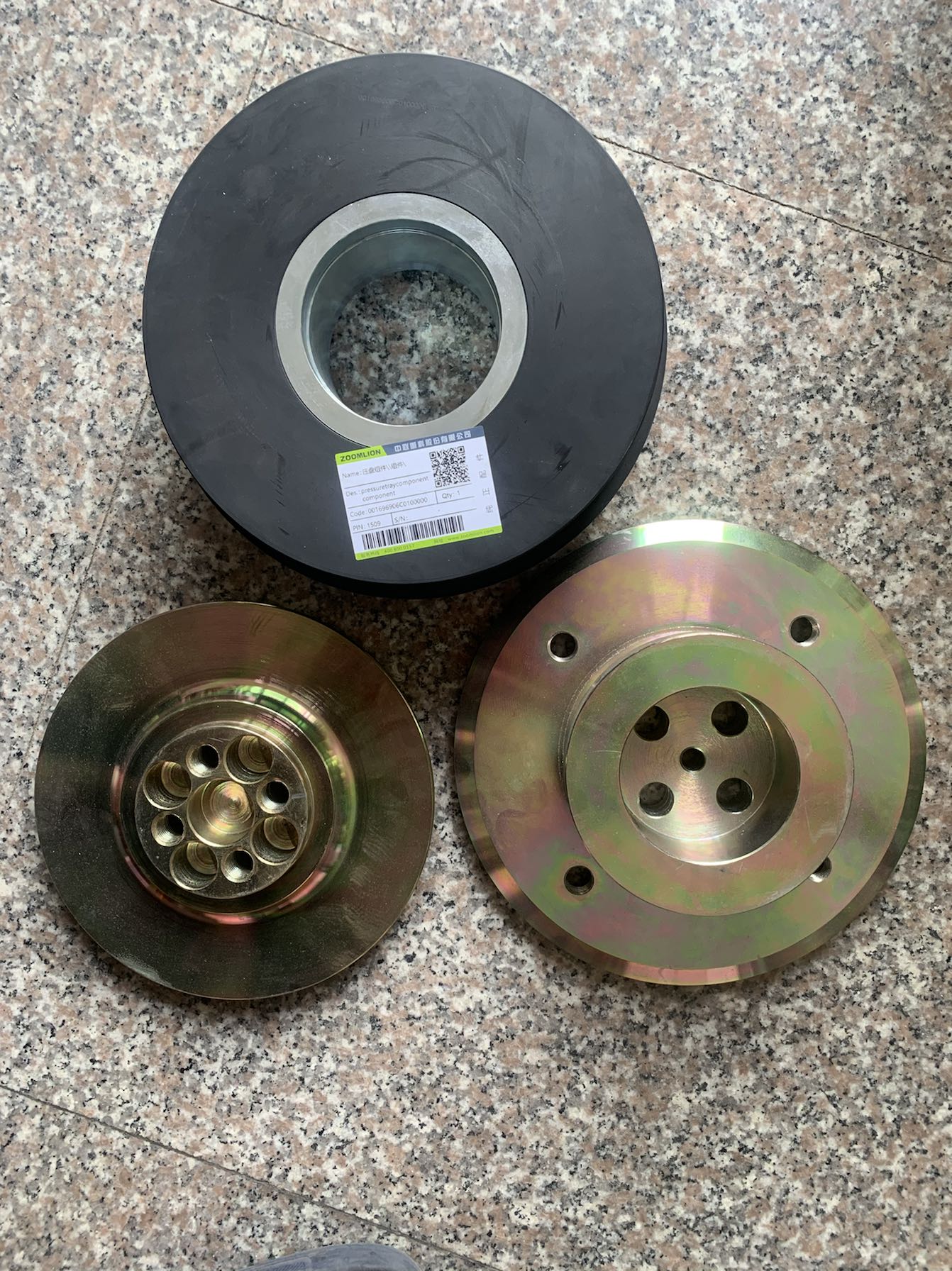 China Union's new Fukuda Elephant Pump Car Pump 230260 Three-one-piston head iron fitting head
