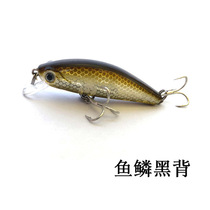 Micro-Things finishings Mino 50mm6 5g teething fish Bass Bass fish Mouth Army fish Red Eye Teething Specializes