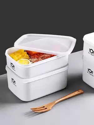Food grade crisper microwave oven special heating Bento office workers with lunch box refrigerator sealed plastic bowl fruit