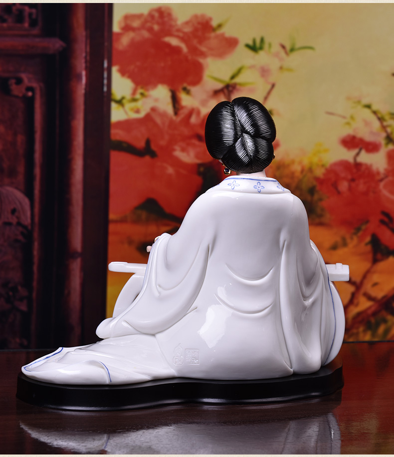 Oriental classic beauty place Chinese soil ceramics study ancient frame sitting room adornment/got connected to chassis