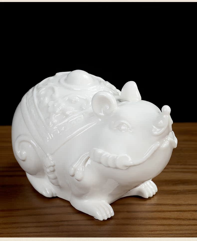 Oriental clay ceramic mice furnishing articles, 2020/lucky rat rat mascot gift decoration arts and crafts