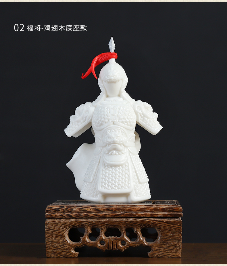 Oriental ancient clay ceramic blessing general furnishing articles armor office desktop rich ancient frame little sitting room adornment