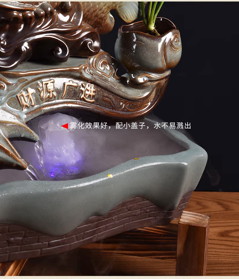 East jinlong ruyi soil water apparatus furnishing articles high - grade creative ceramic version into gifts/treasures will be plentiful