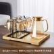 Diamond Pot 1,8L+Diamond Pivered Cup 6+Cup Bridge+Bamboo Tea Disk