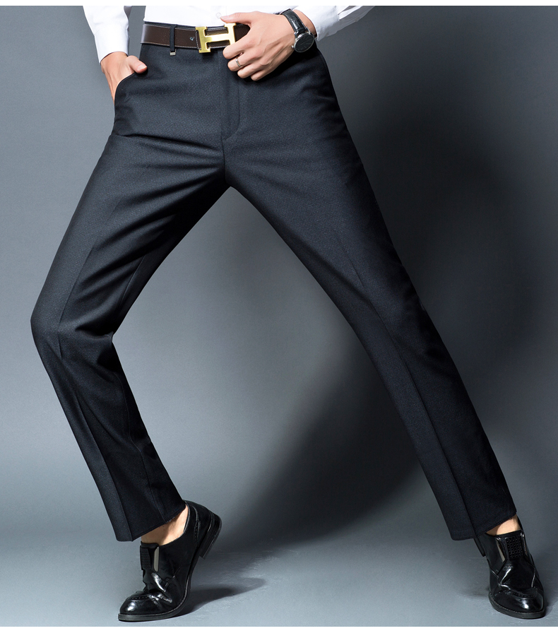 Hengyuanxiang mùa xuân và mùa hè trung niên của nam giới kinh doanh miễn phí quần nóng trung niên lỏng thẳng nam quần quần phù hợp với quần