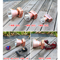 Strong light charging super bright LED headlamp Head wear integrated No 1 lithium battery Outdoor long range No 1 night fishing light