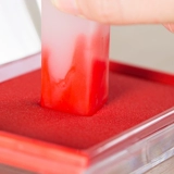 Красная большая быстросохнущая чернильная подушечка, синяя черная печать, отпечаток рук для офиса, быстрое высыхание