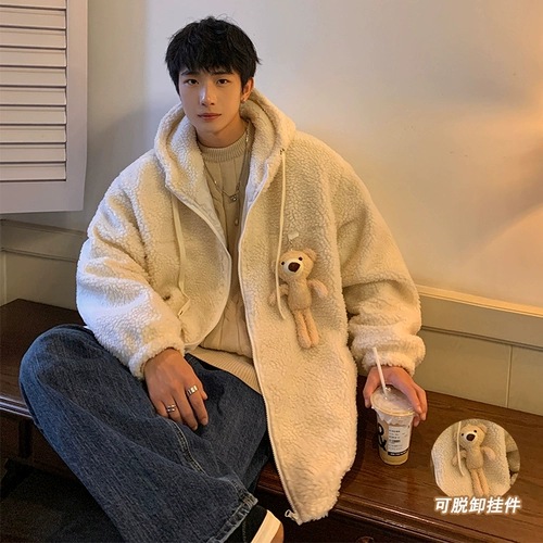 Tide, зимняя бархатная толстовка с капюшоном, трендовый пуховик, утепленная куртка