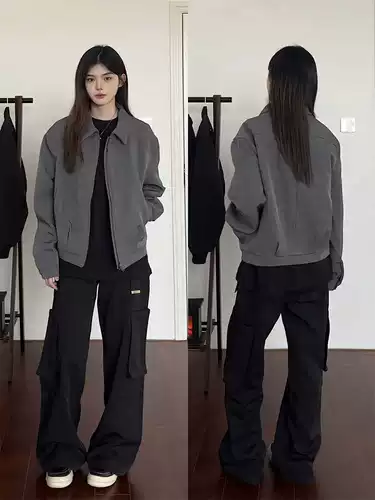 Наплечники, осенняя куртка, в американском стиле, изысканный стиль