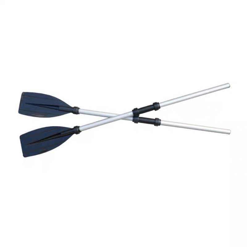 Plastic boat rowing propeller boat aluminum alloy oar fishing boat drifting rubber boat thickening boat paddle one pair